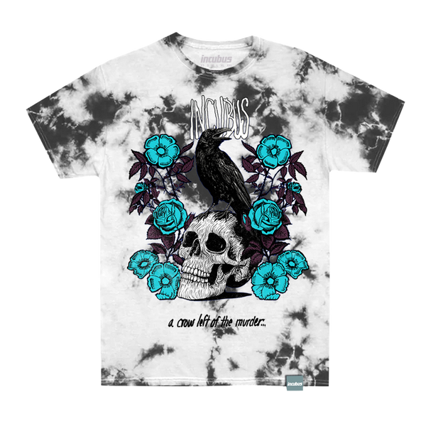 Crow Left of Murder Tie Dye Tee