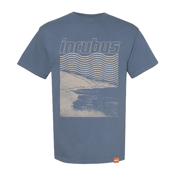 MV WAVES BLUE JEAN TEE | Incubus Store