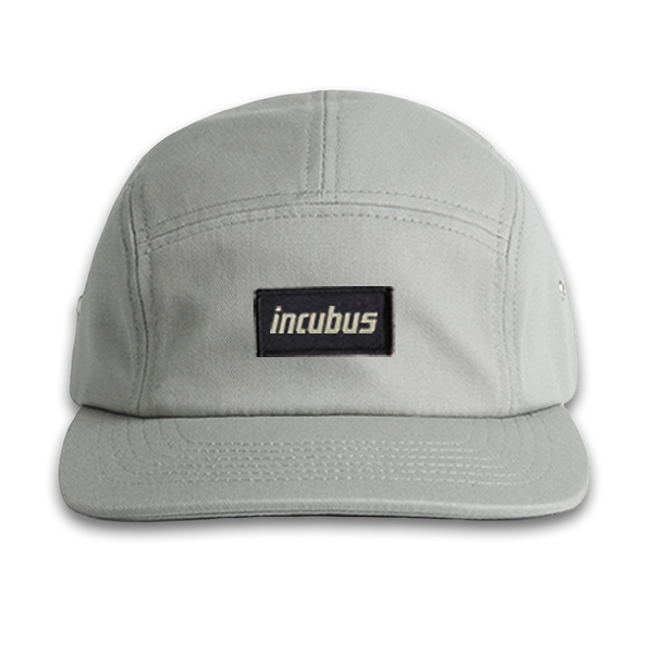 GREY WOVEN LABEL HAT