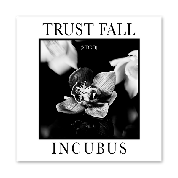 Album cover of Trust Fall Side B Ep Digi Download featuring a black and white orchid bloom