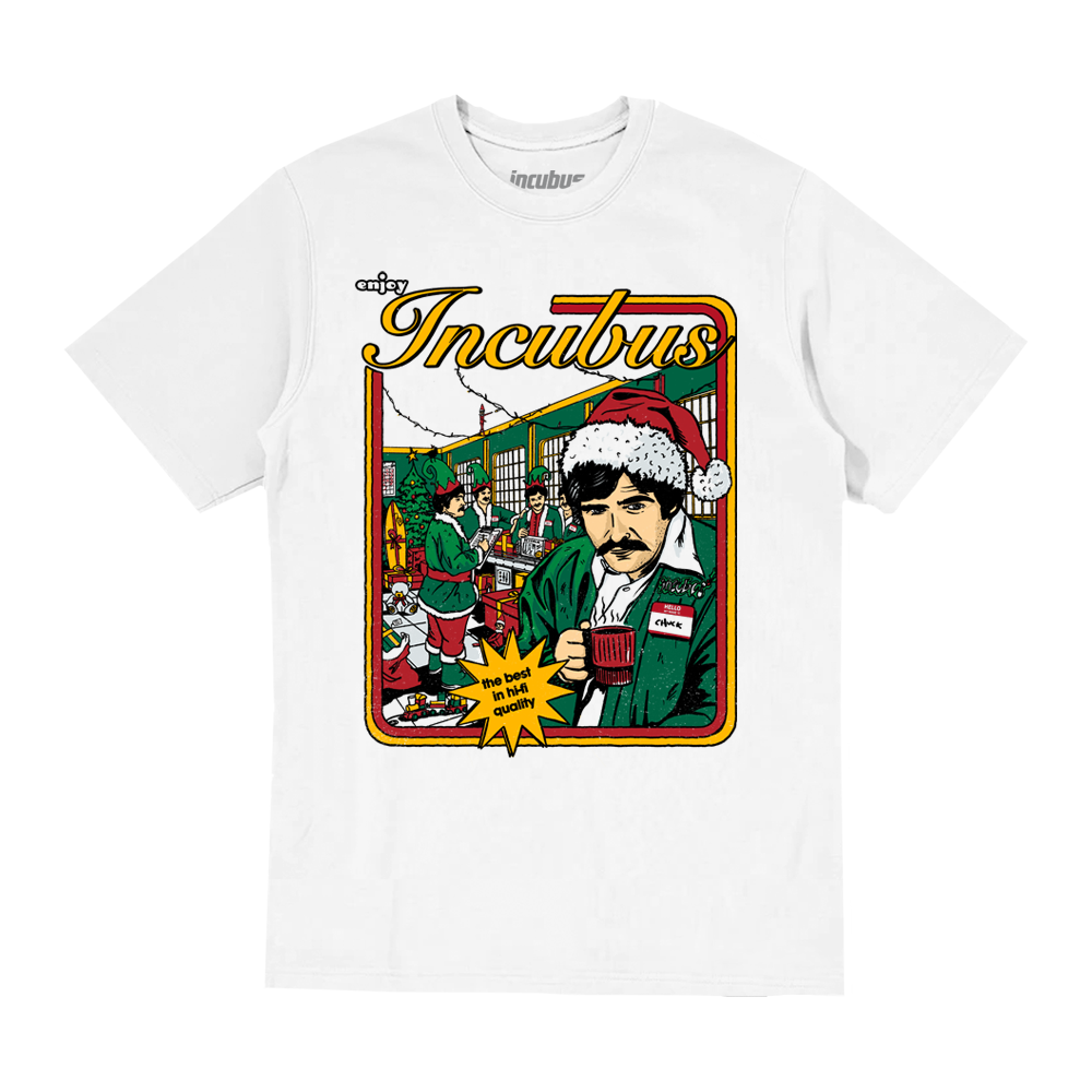 Santa Chuck Workshop White Tee