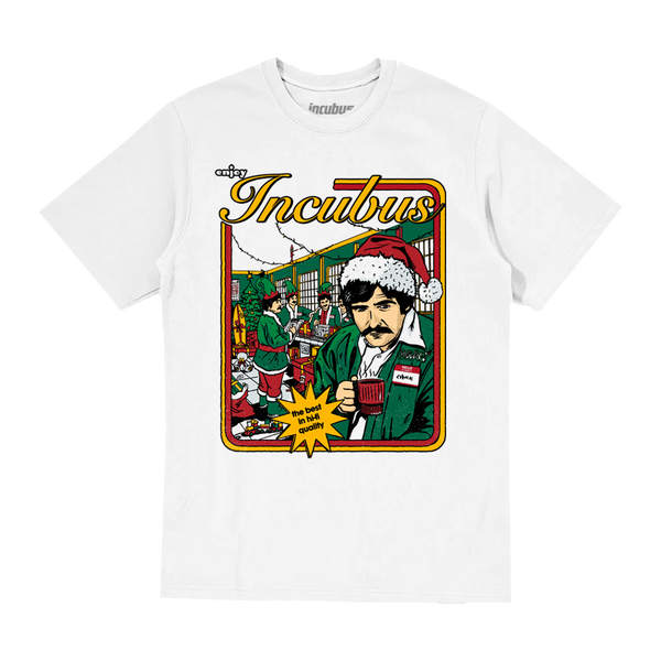 Santa Chuck Workshop White Tee