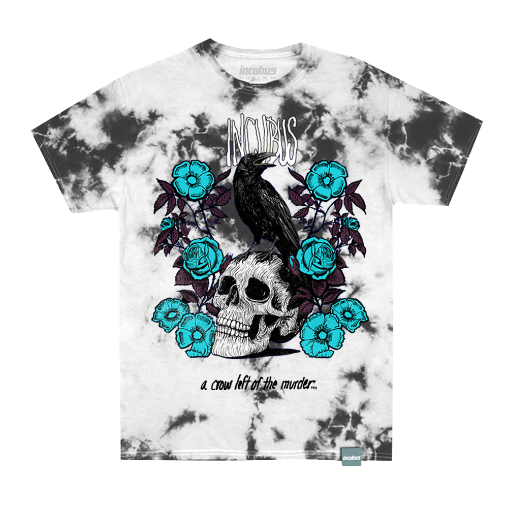 Crow Left of Murder Tie Dye Tee