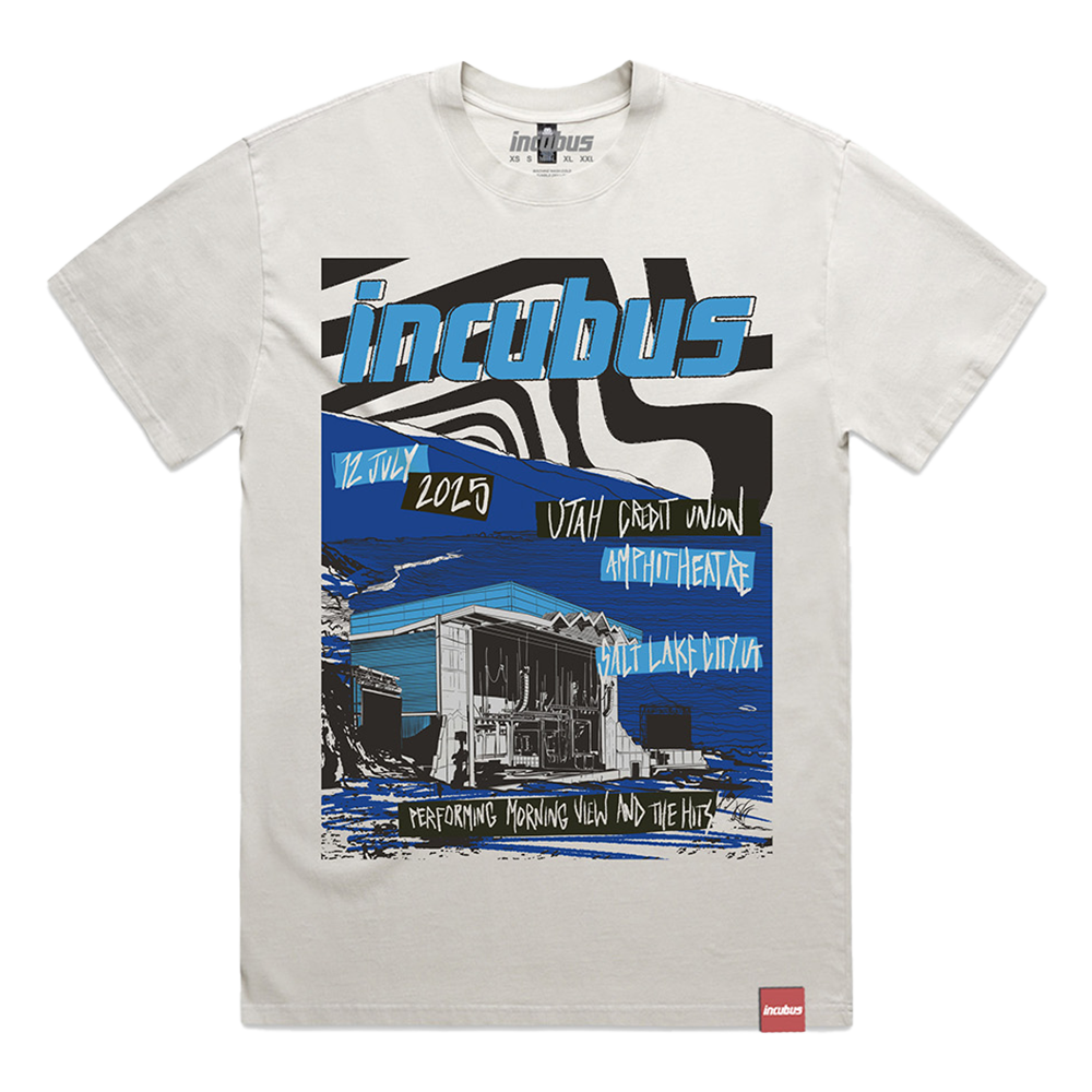 INCUBUS LIMITED EDITION SALT LAKE CITY 2025 EVENT TEE