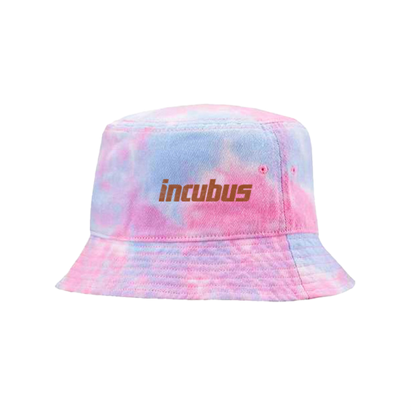 Incubus Embroidered Logo Tie Dye Bucket Hat