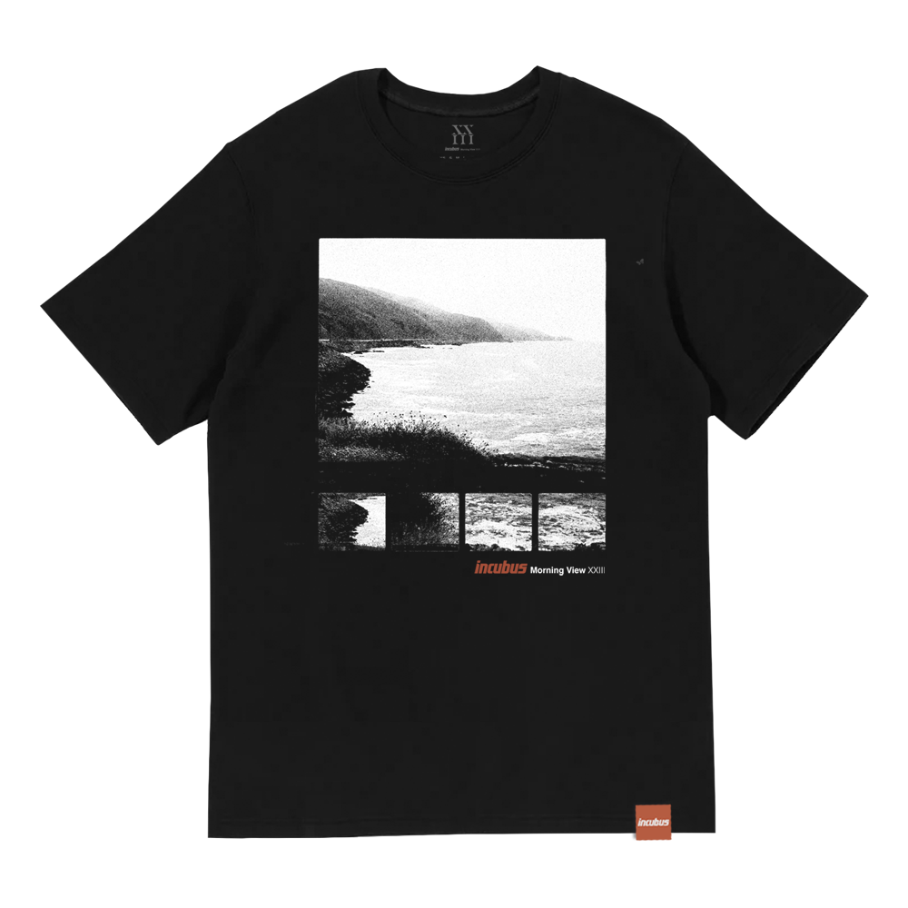 Morning View XXIII Photo Black Tee | Incubus Store
