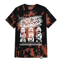 Cocktail Lounge Black Brown Tie Dye Tee