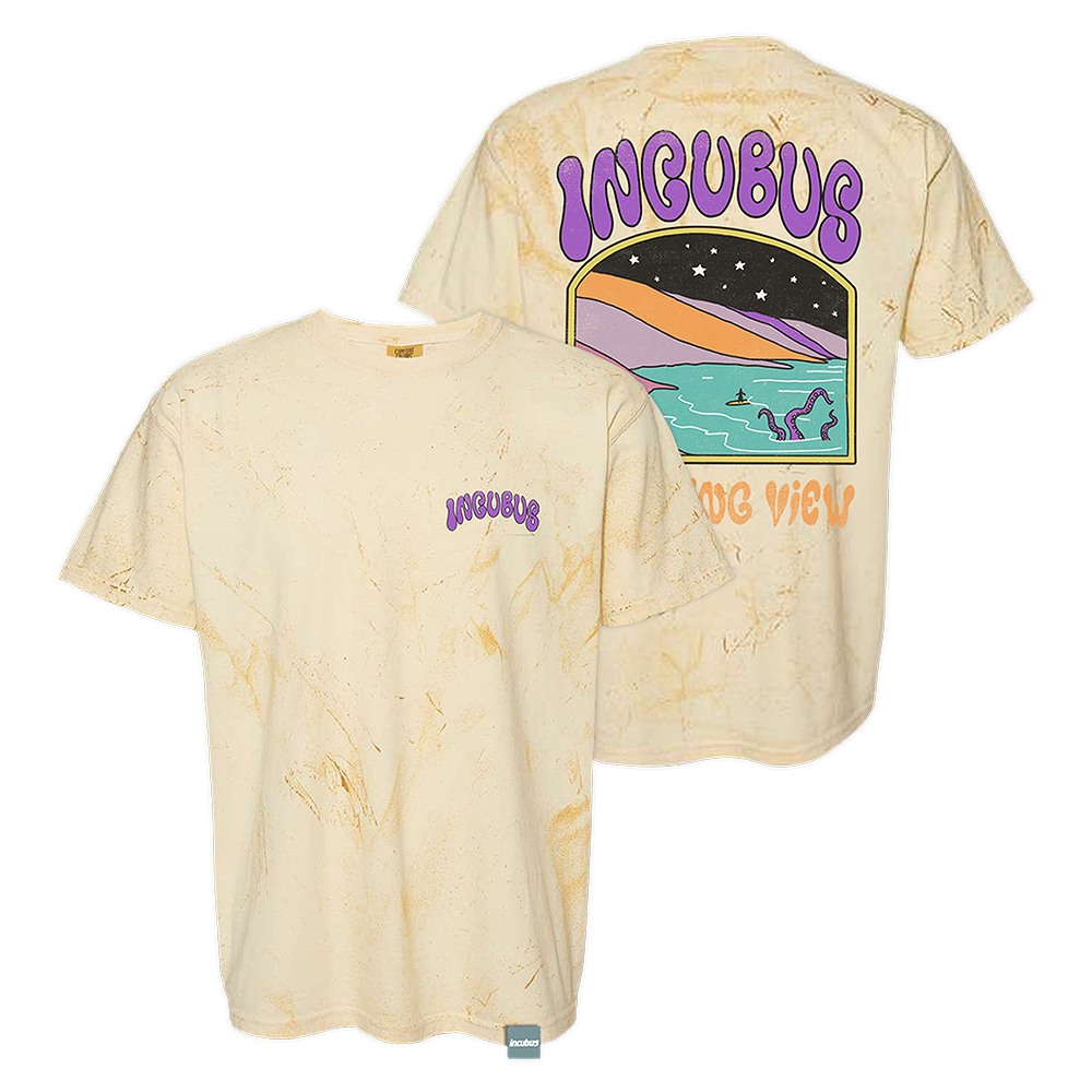 Tie Dye Morning View Citrine Tee