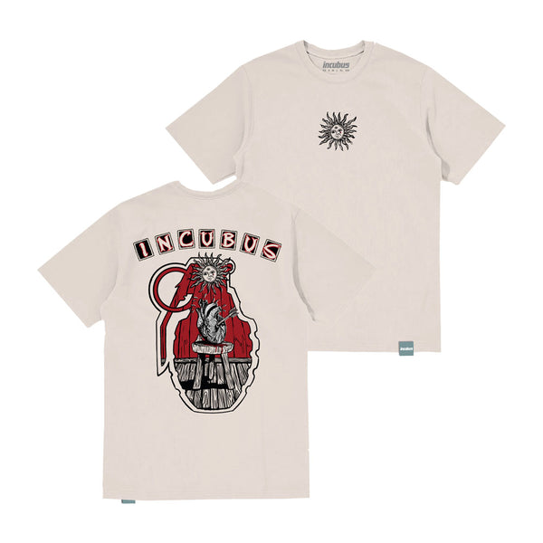 Light Grenades Natural Tee | Incubus Store
