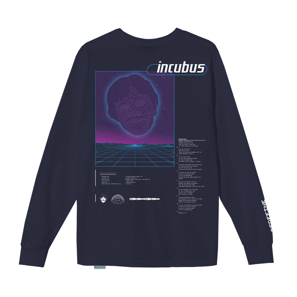 S.C.I.E.N.C.E. Chuck Long Sleeve Navy Tee